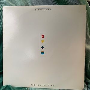 ELTON JOHN TOO LOW FOR ZERO [LP] VINYL